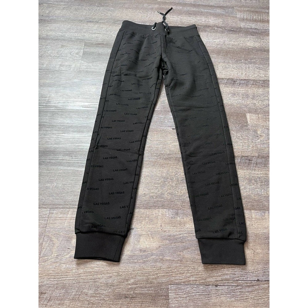 Maceoo MGM Resorts Las Vegas Womens Small Joggers Black NWT N2